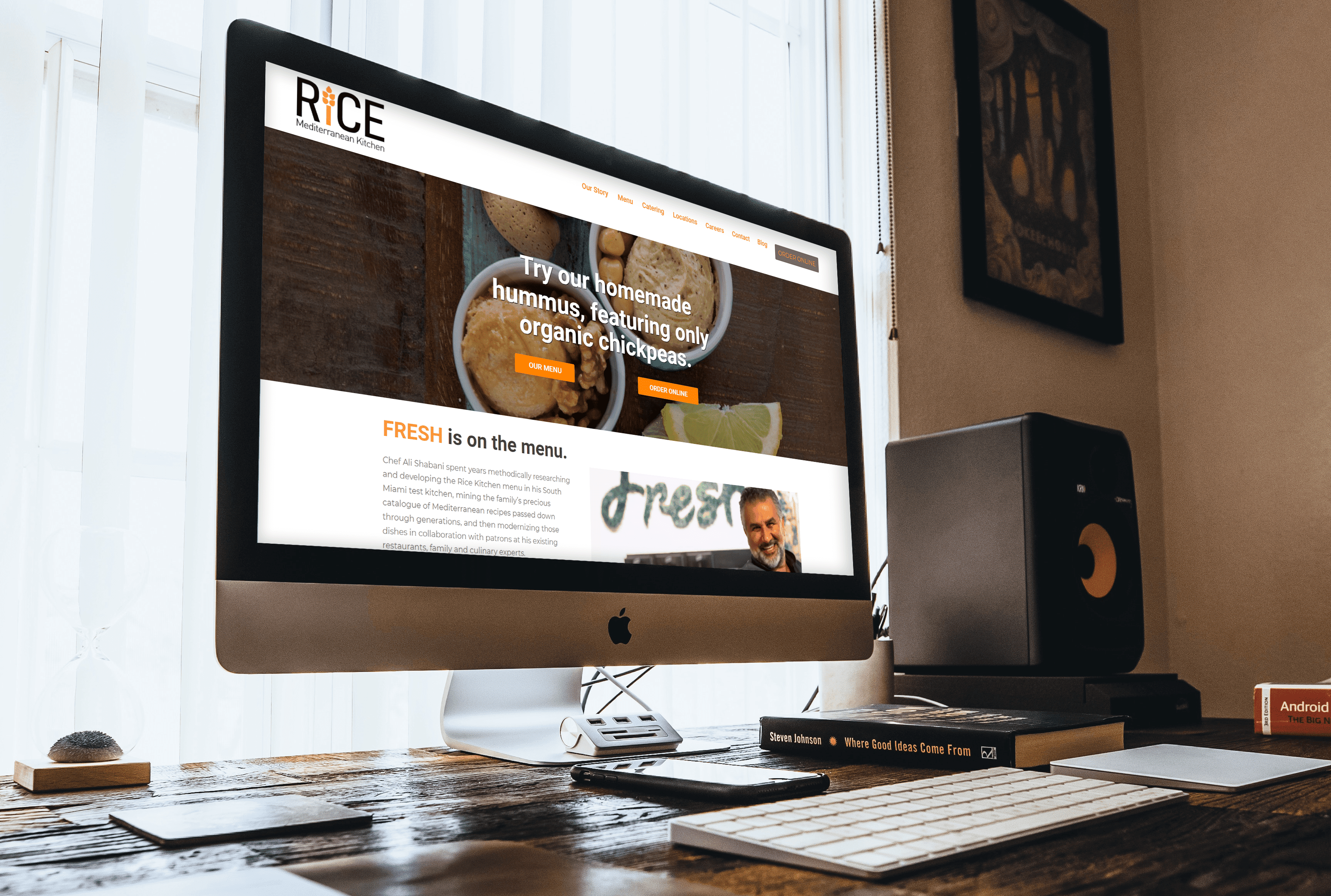 RICE Kitchen WordPress Redesign