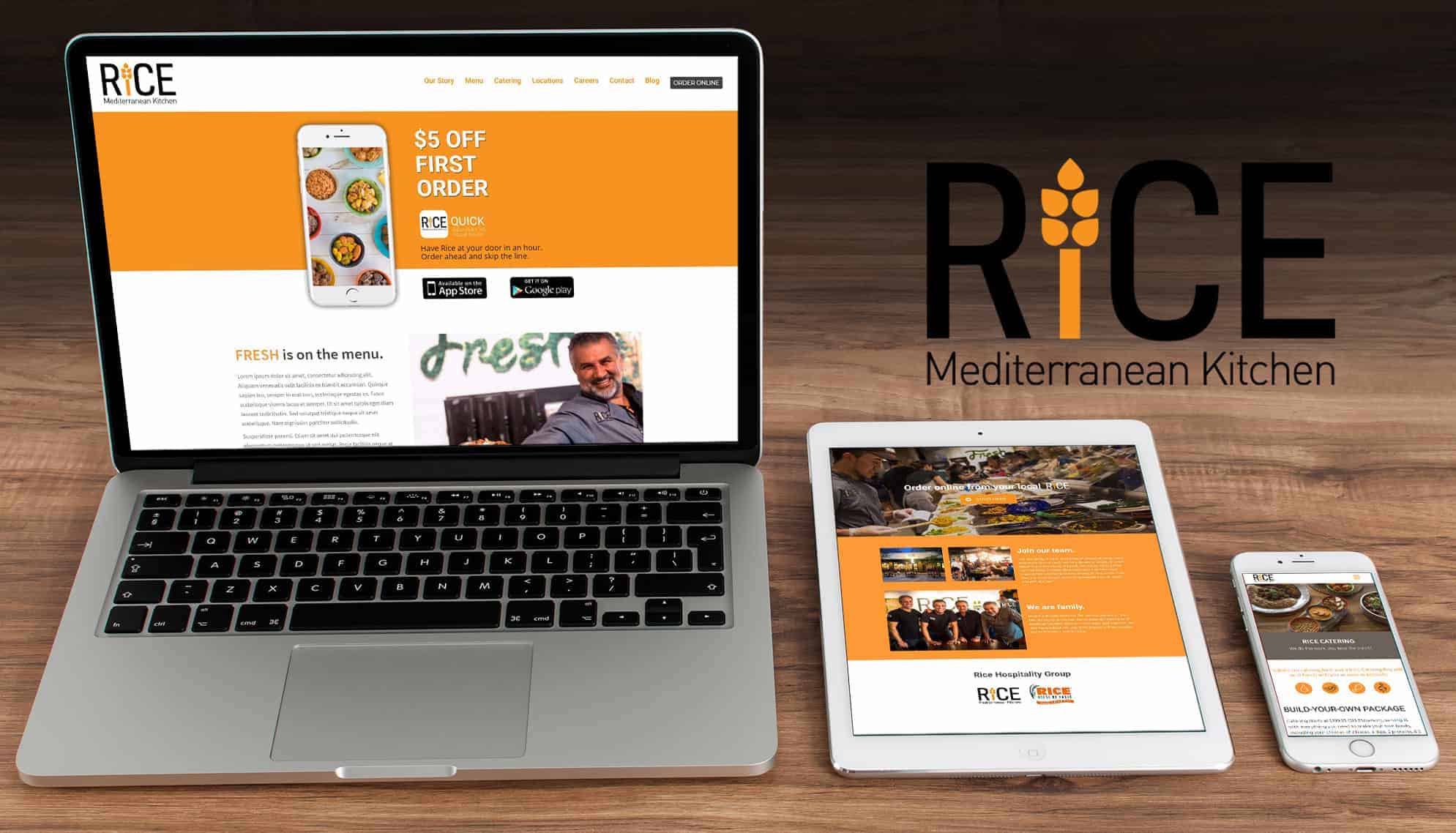 RICE Kitchen catering design