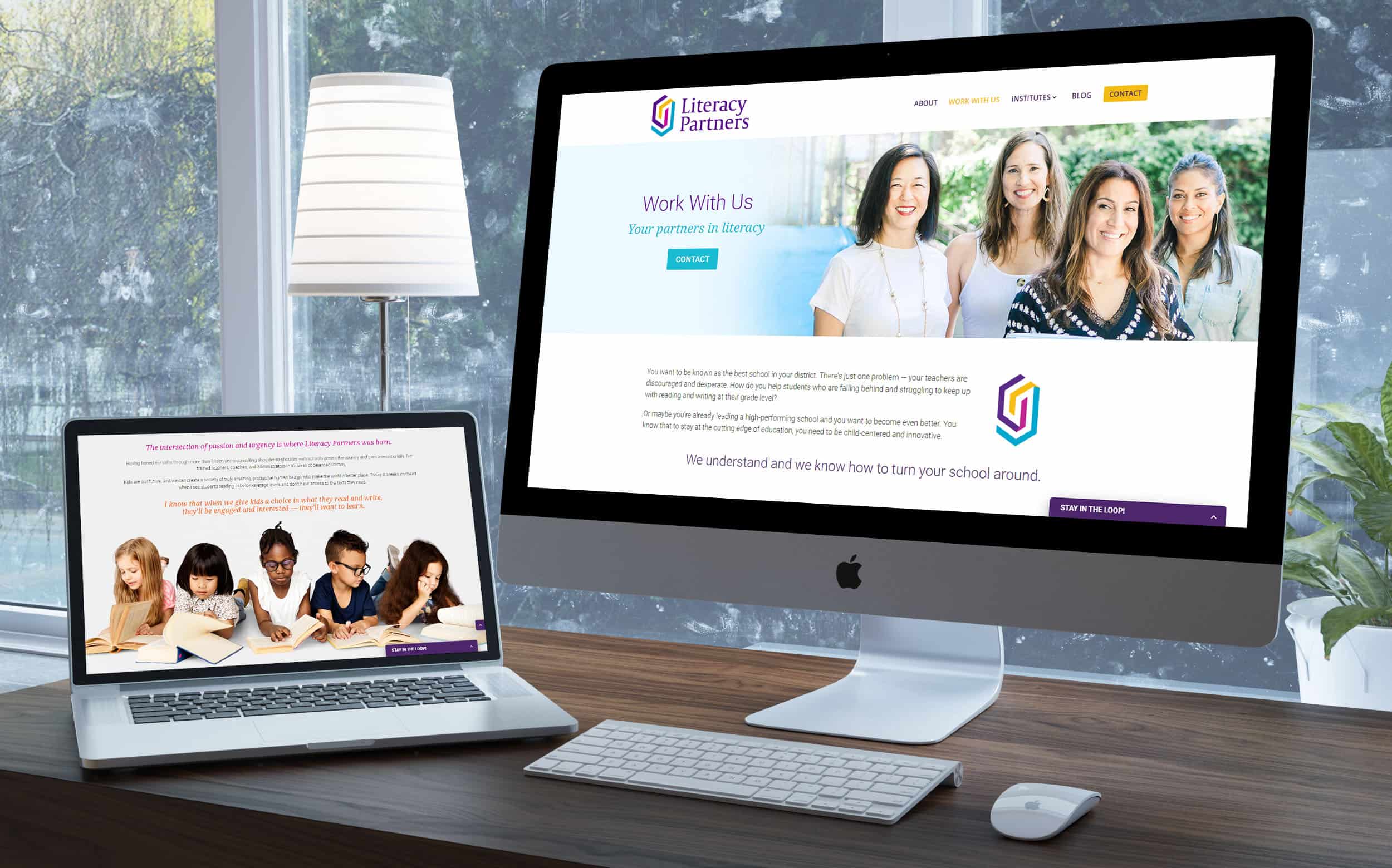 Literacy Partners WordPress Web Design