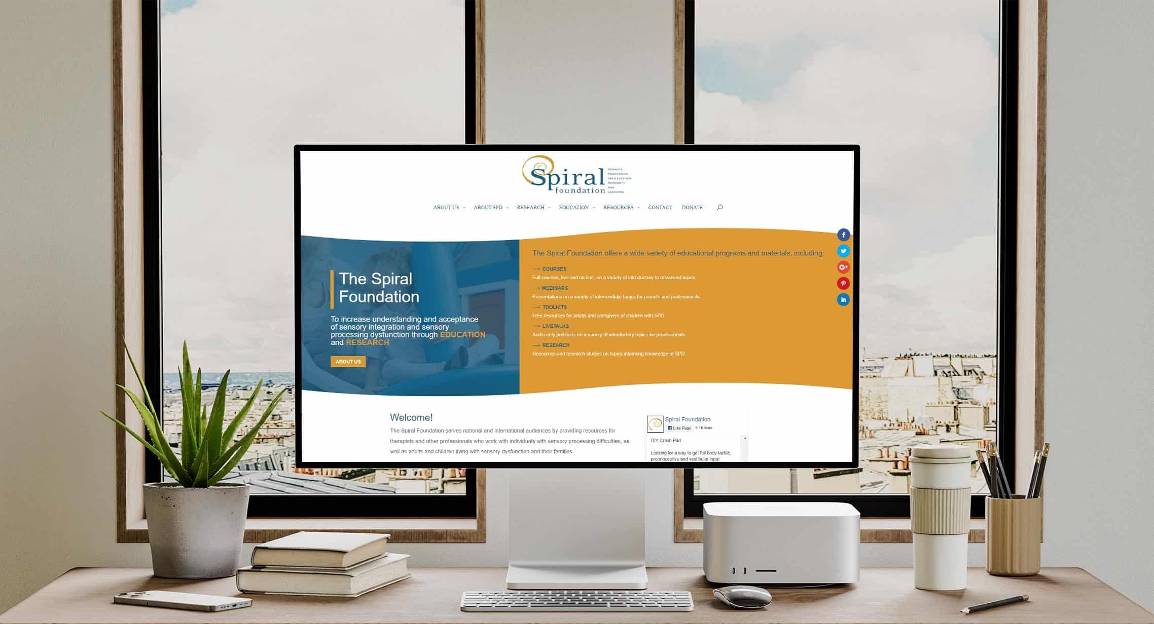 The Spiral Foundation Web Design