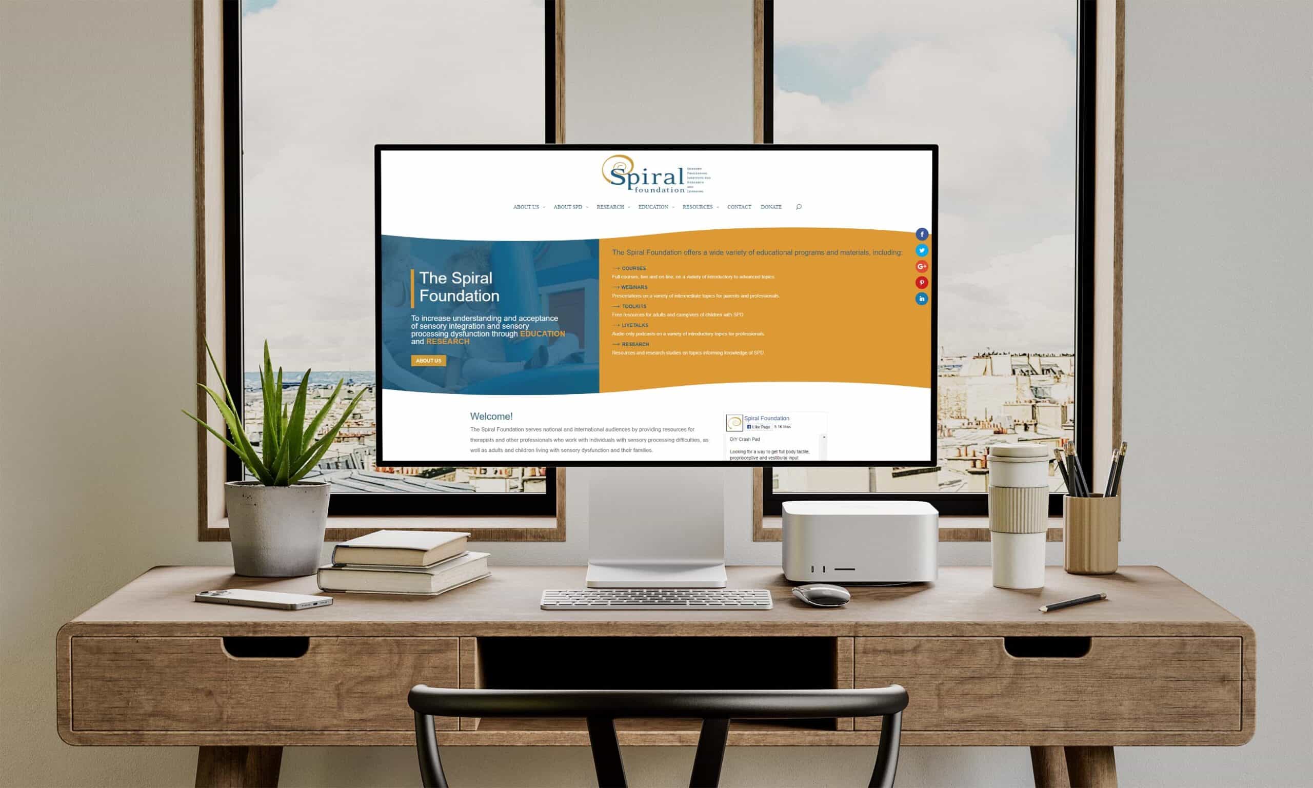 The Spiral Foundation Web Design