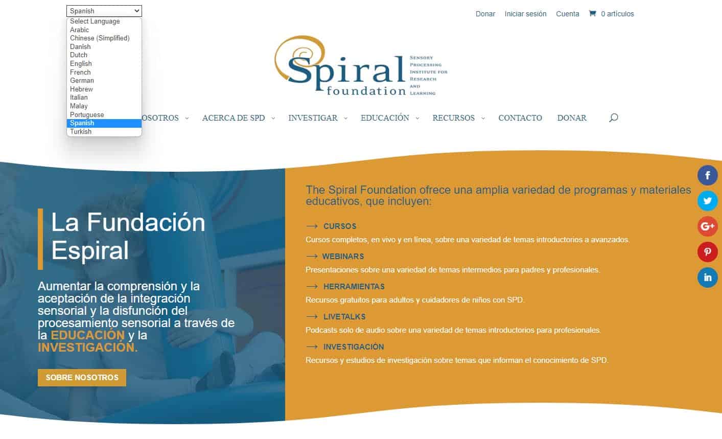 Spiral Foundation Language Translations