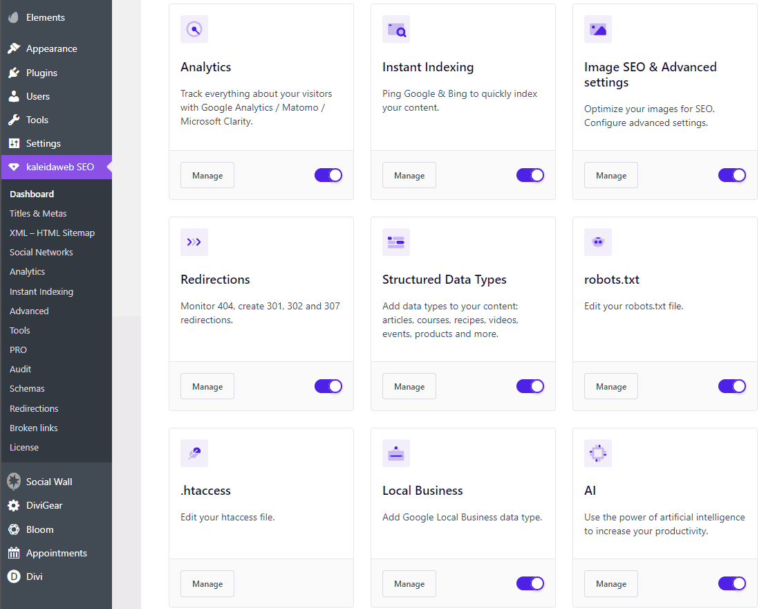 SEO Growth + Care Dashboard