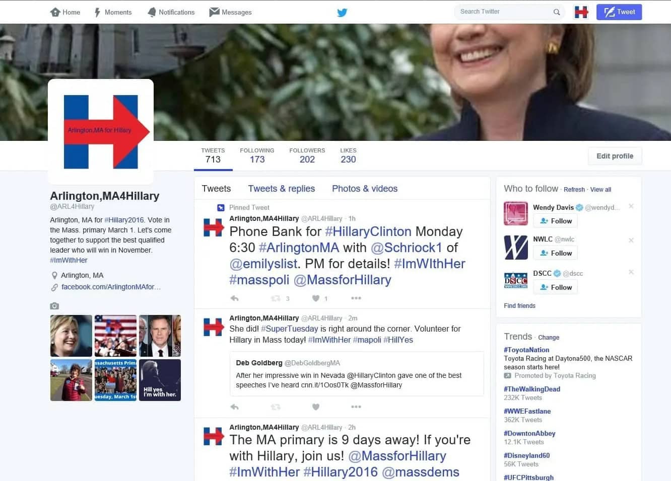 Arl For Hillary Clinton