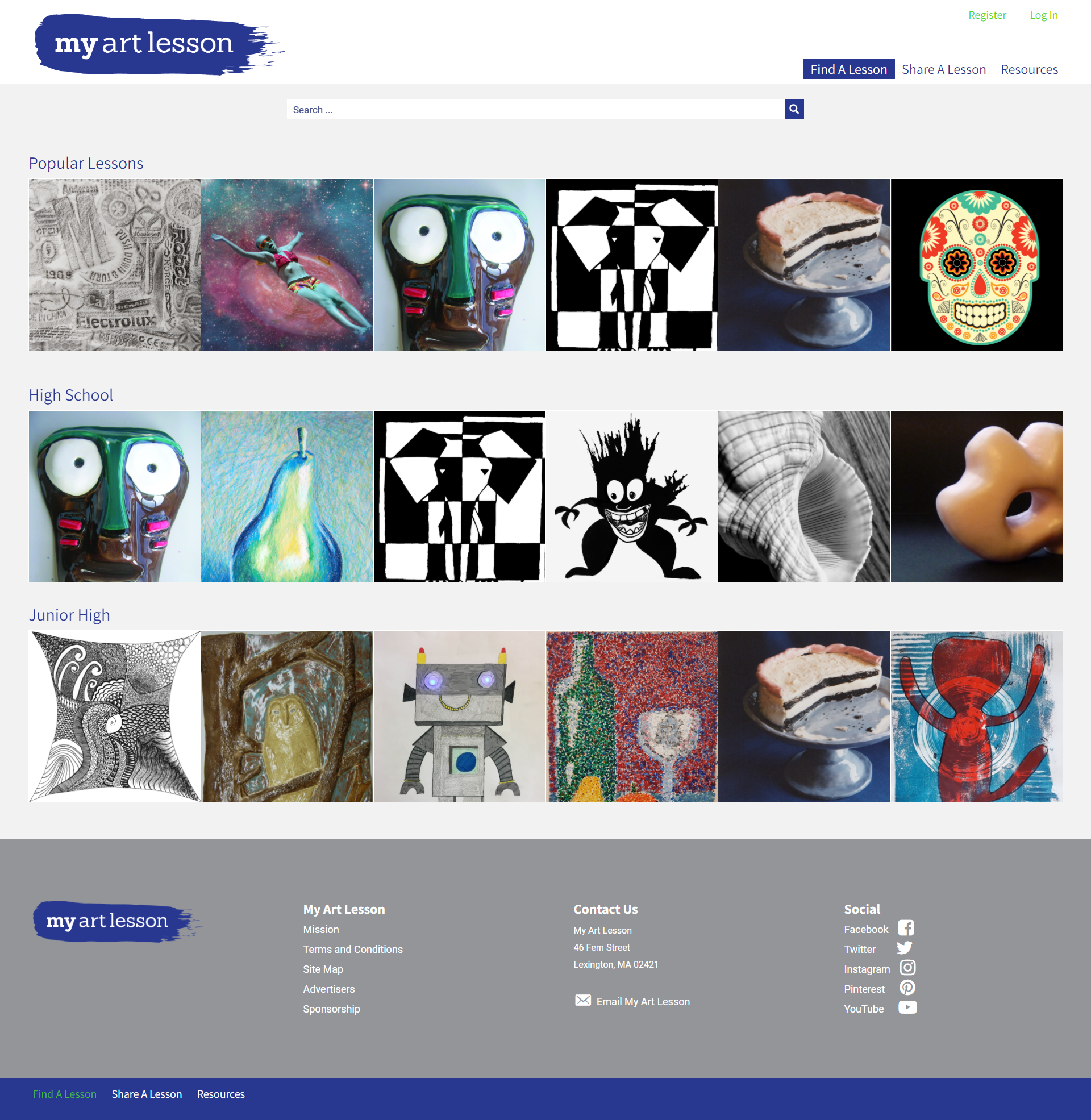 My Art Lesson resources