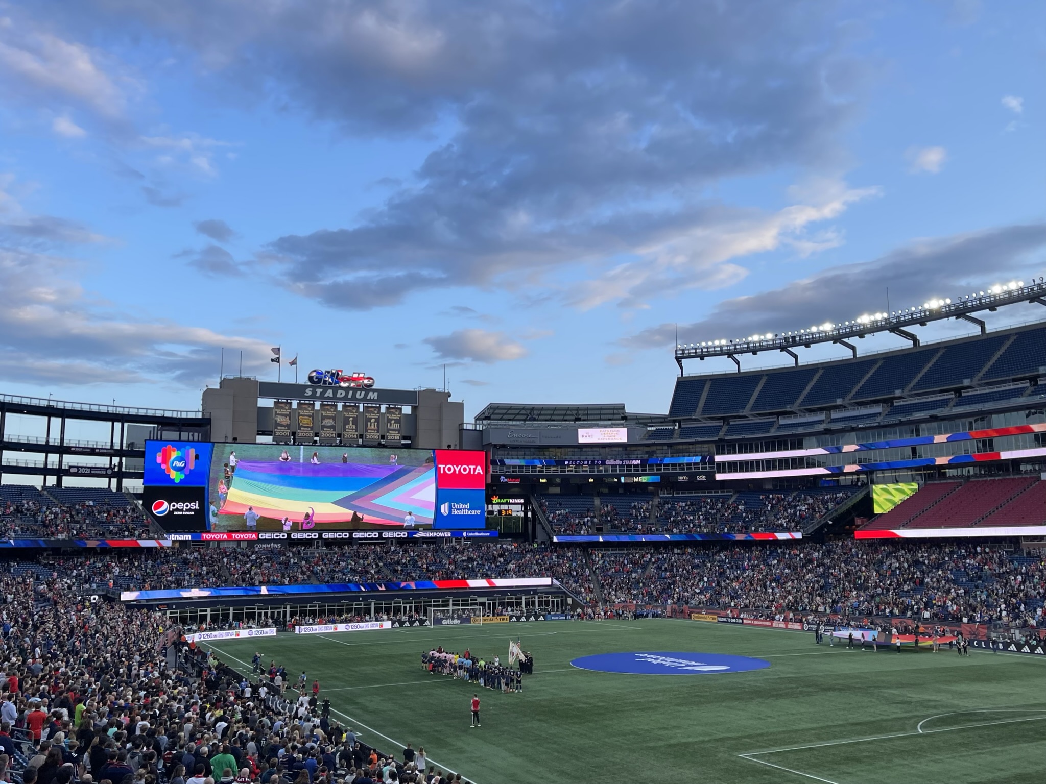New England Revolution vs. Inter MiamiPride Night at Gillette Stadium (June 10, 2023)© Dani Shaw