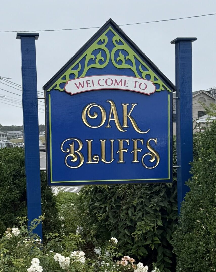 Oak Bluffs in Marthas Vineyard, MA