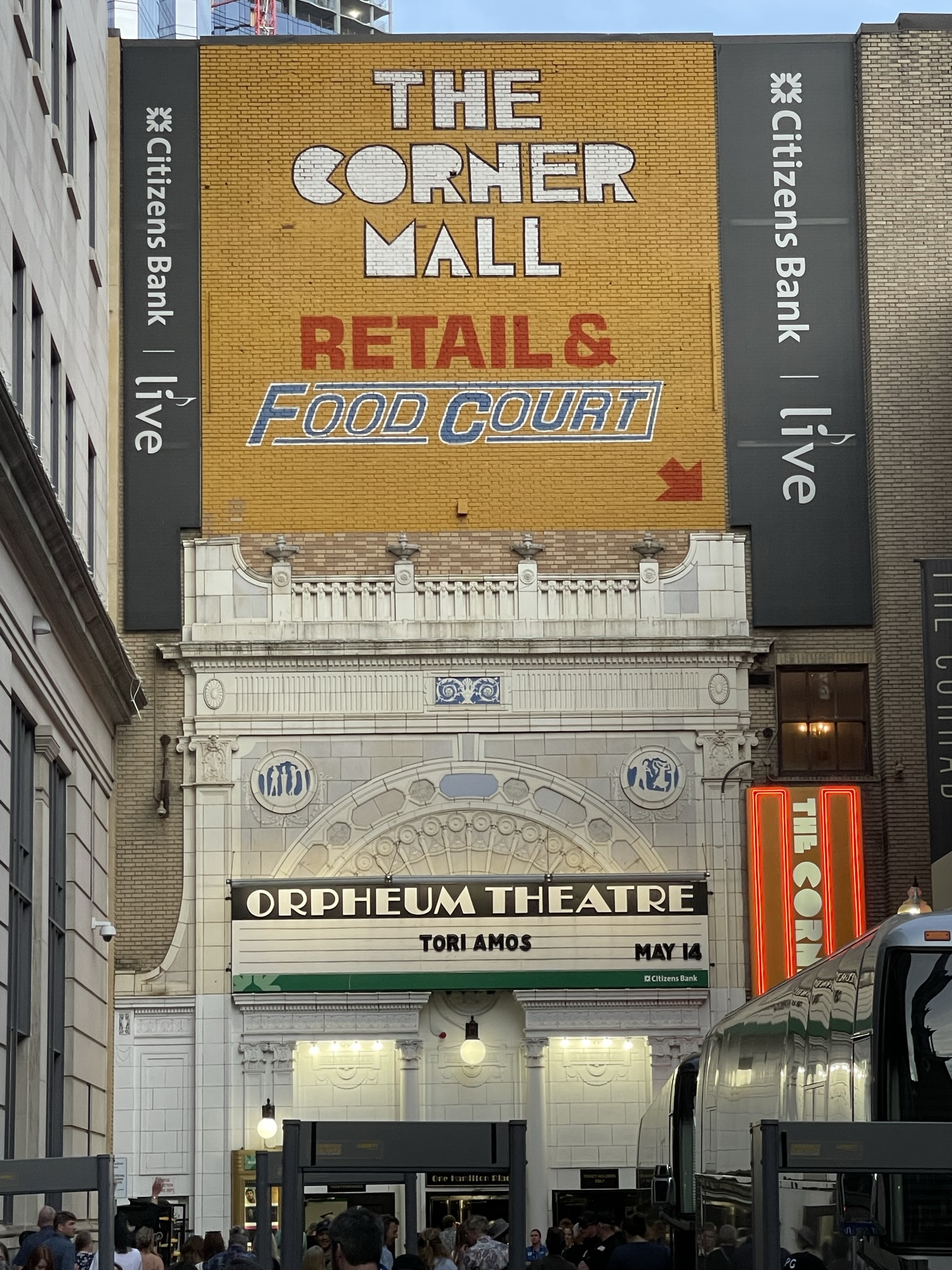The Orpheum Theater + Boston Corner Mall in Boston, MA | Tori Amos concert