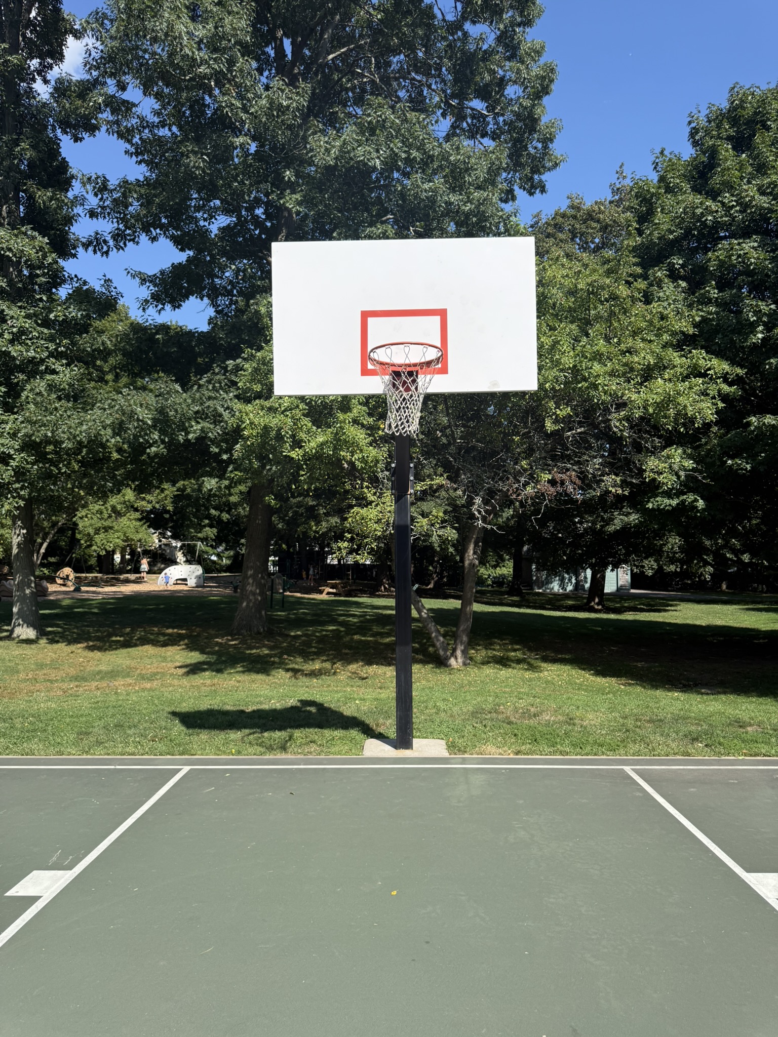 Basketball Hoop at Frothingham Park in Easton, MA